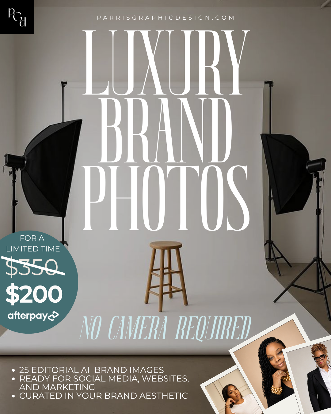 Luxury Brand Photos — AI Brand Shoot special offer